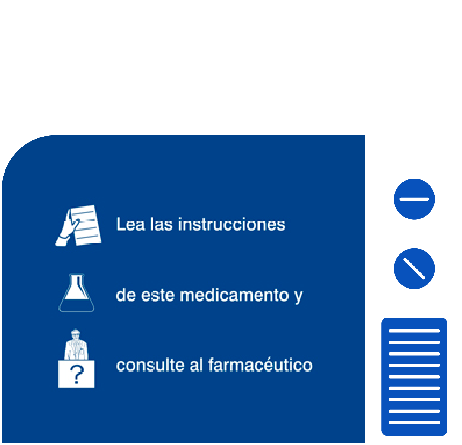 Ilustración televisor pantalla azul de medicamentos